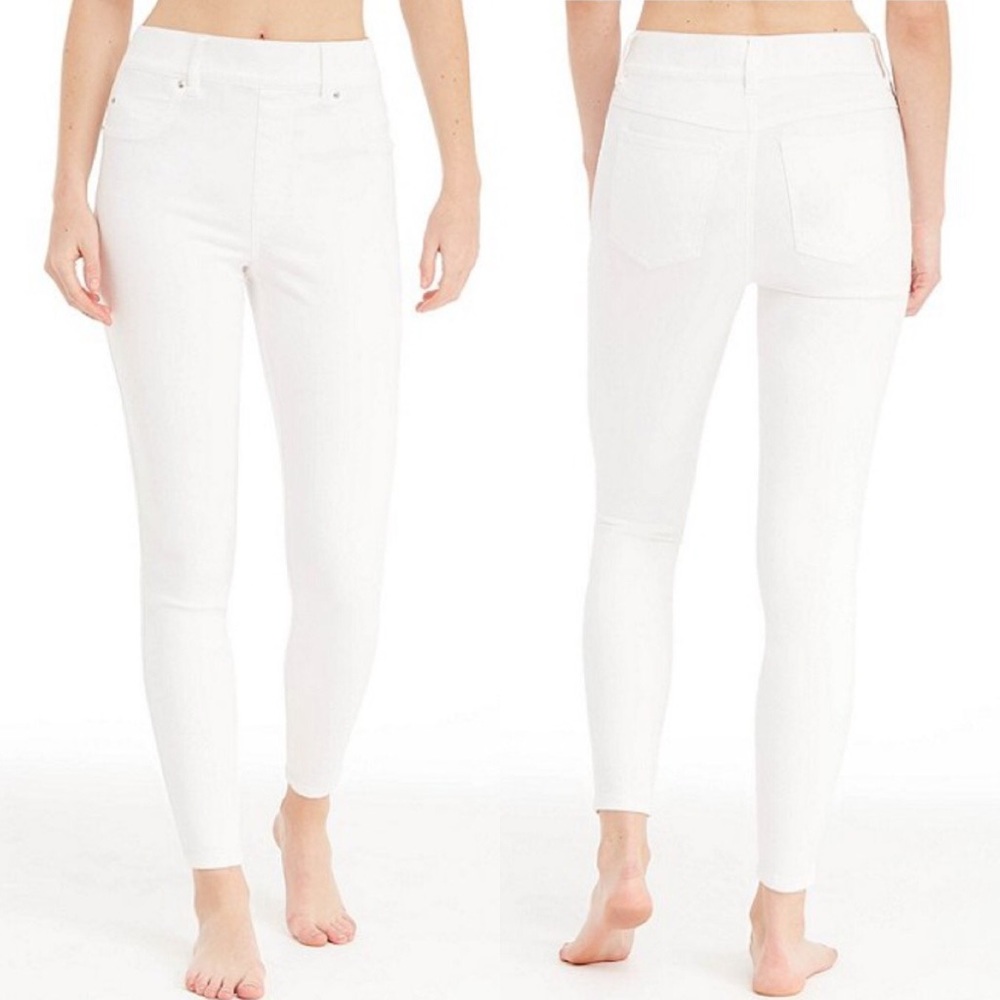 SPANX White Ankle Skinny Jeans